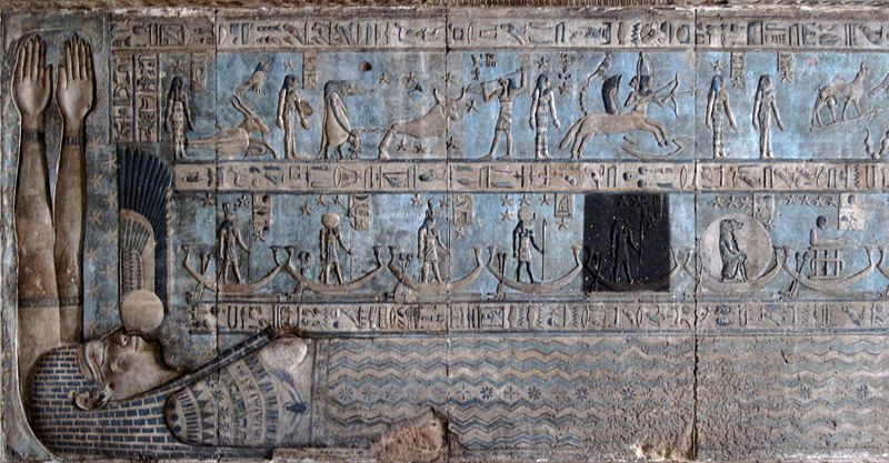 Dendera - astronomical ceiling - hours