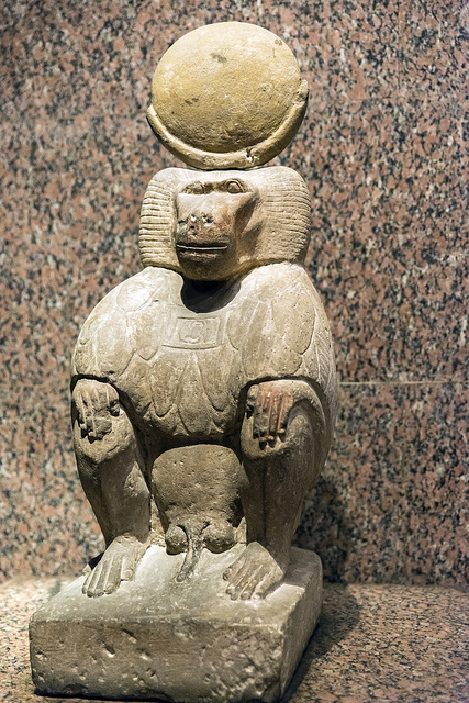 lunar baboon, Nubian Museum