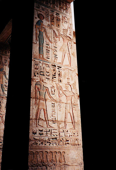 Medinet Habu, temple of Ramesses III, relief