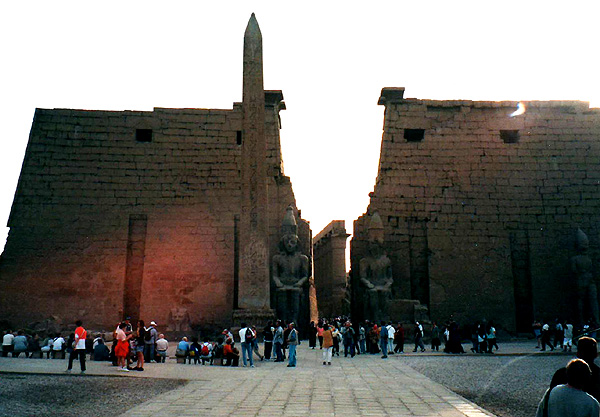 Luxor Temple, first pylon